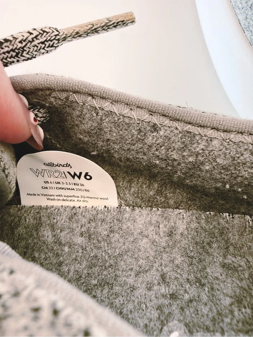 NWOT Allbirds Women’s Wool Runners Gray Merino Wool Sneakers, Size 6